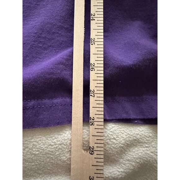 NFL Team Apparel Vikings Adrian Peterson Men's XL Purple Long Sleeve T-Shirt Tee - Picture 8 of 10